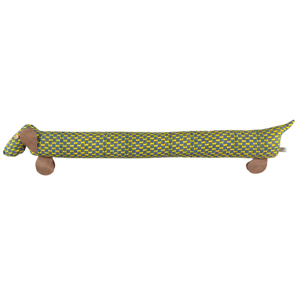 yellow lavdender filled draught excluder