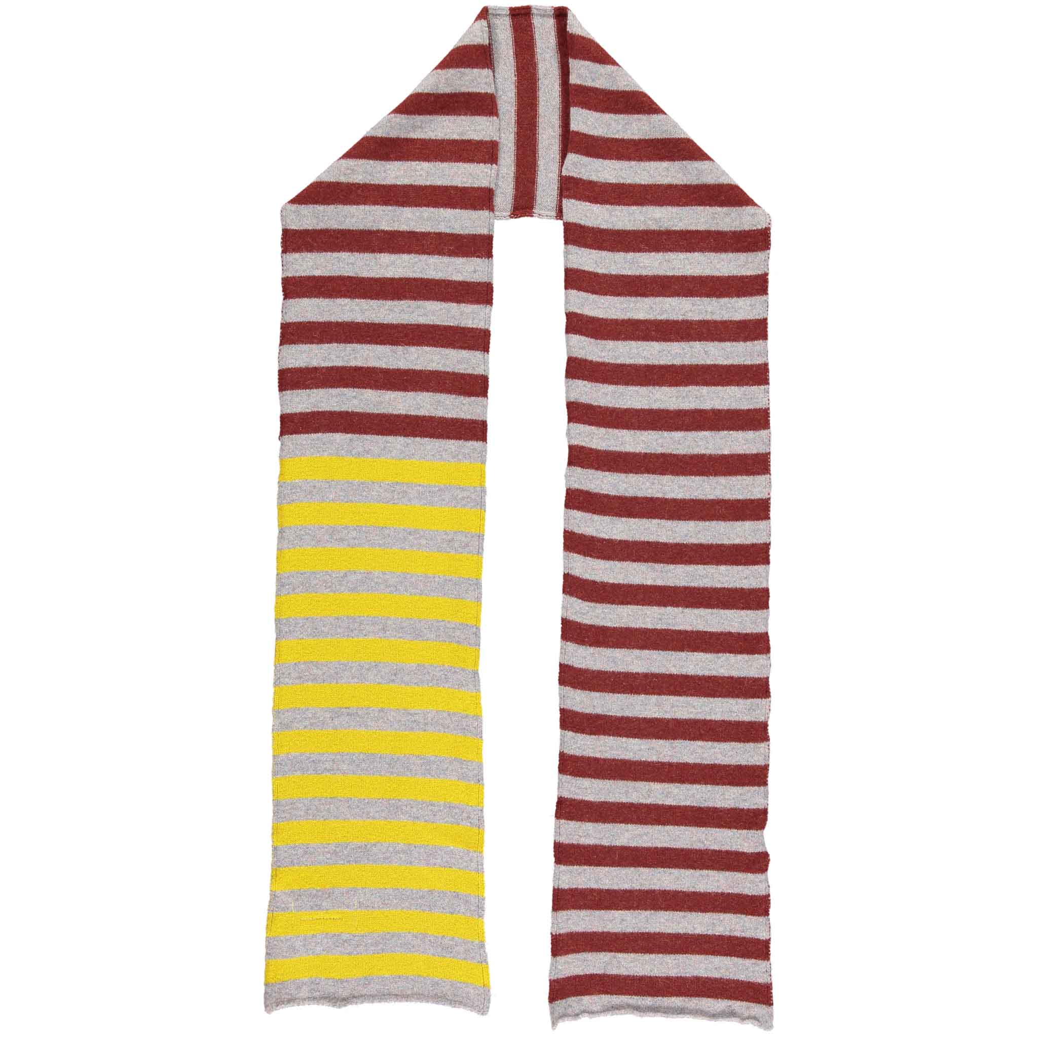 Red and yellow scarf sales striped