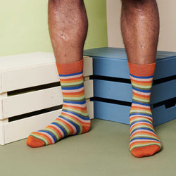 3 pk PATTERN Cotton Ankle Socks for Men