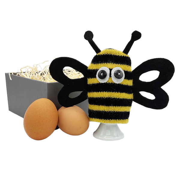 Bumble Bee Egg Cosy Set