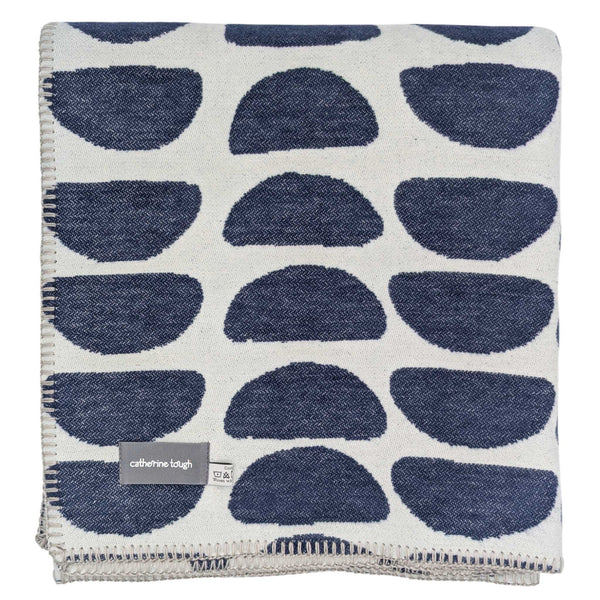 BLUE COTTON THROW 01