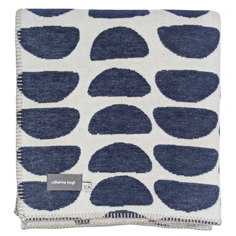 BLUE COTTON THROW 01