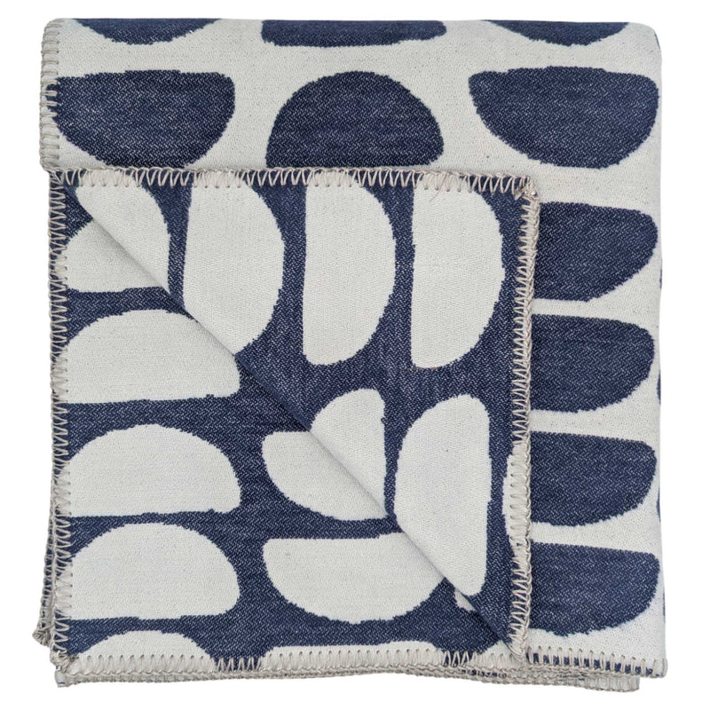 BLUE COTTON THROW 02