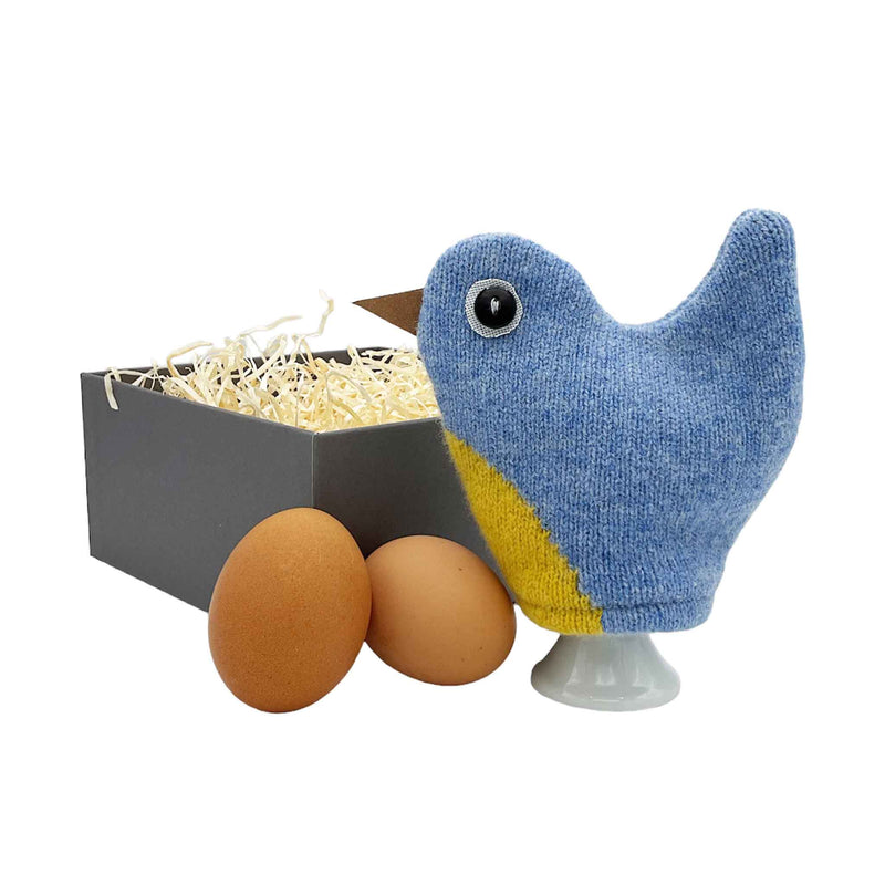 Blue Tit Egg Cosy Set