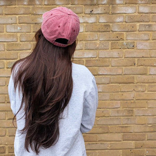 Cotton Baseball Cap - Wine
