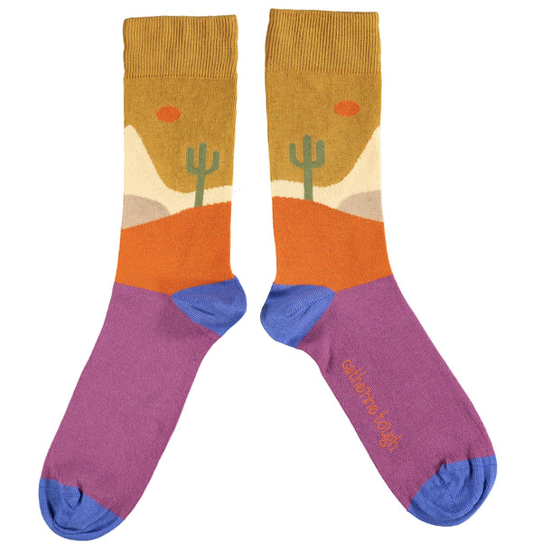 Men's Ginger Desert Organic Cotton Ankle Socks