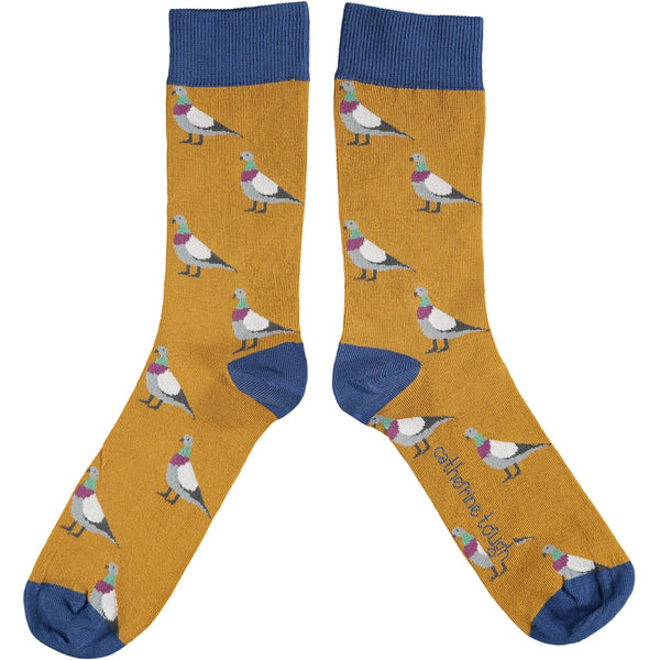 Men's Ginger Pigeon Organic Cotton Ankle Socks