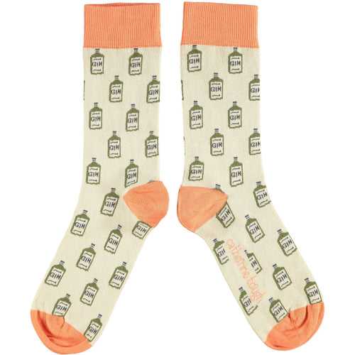 Women's Oatmeal Gin Organic Cotton Ankle Socks