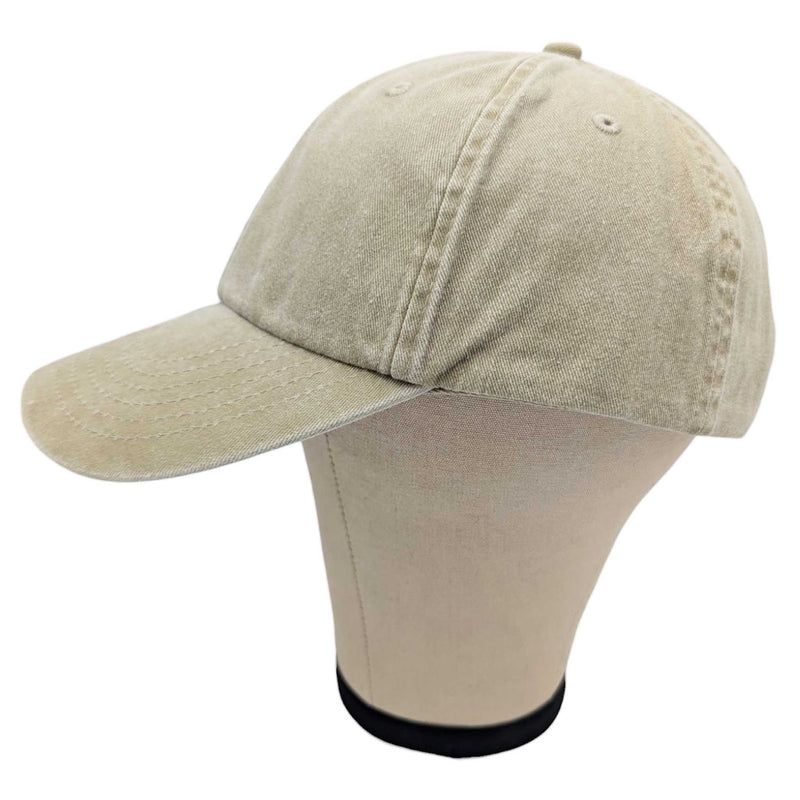 Cotton Baseball Cap - Pebble