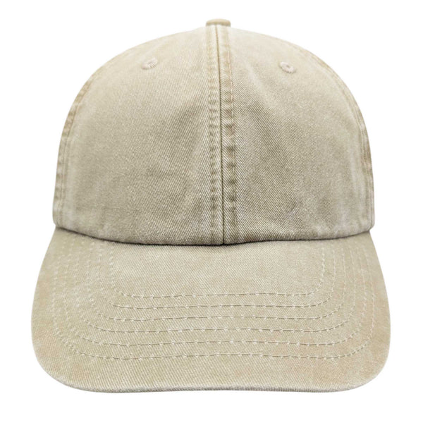 Cotton Baseball Cap - Pebble
