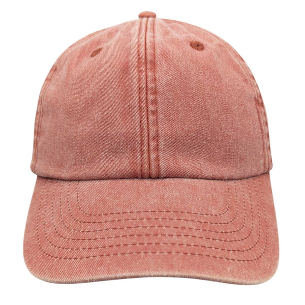 Cotton Baseball Cap - Terracotta