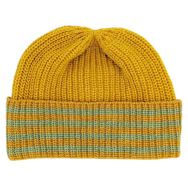 Kids yellow knitted hat