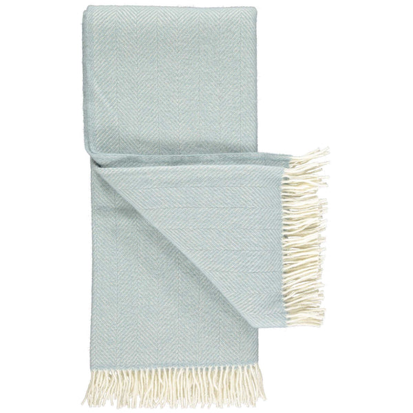 Duckegg Blue Fishbone Wool Throw_.jpg