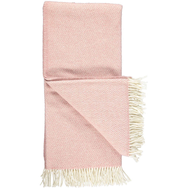 BLANKET WOVEN - beehive - dusky pink 