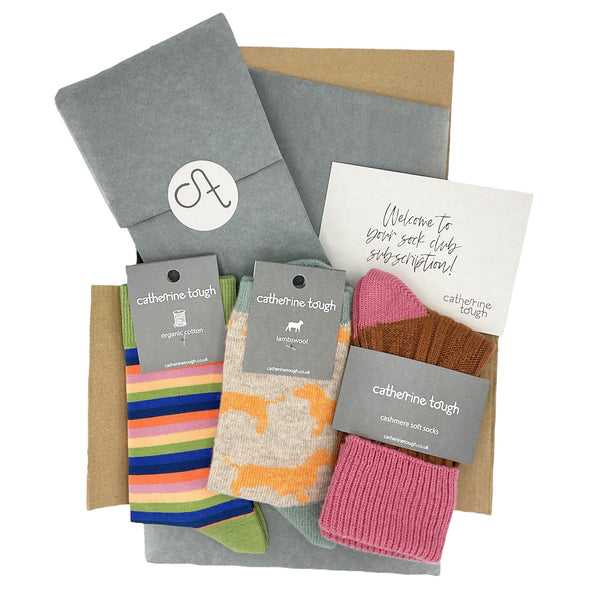 catherine tough SOCK CLUB GIFT SUBSCRIPTION - 12 MONTH SEASONAL SELECTION