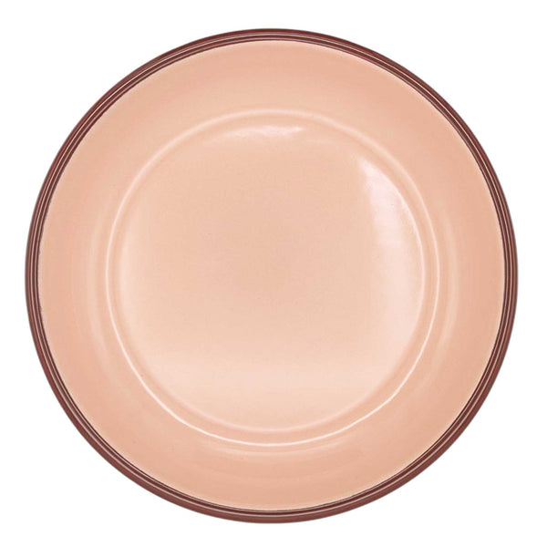 Enamel Plate - Pink & Aubergine