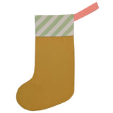 Green Stripe Christmas Stocking (personalisation available)