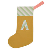 Green Stripe Christmas Stocking (personalisation available)