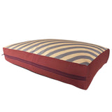 Dog Bed - Grey Stripe
