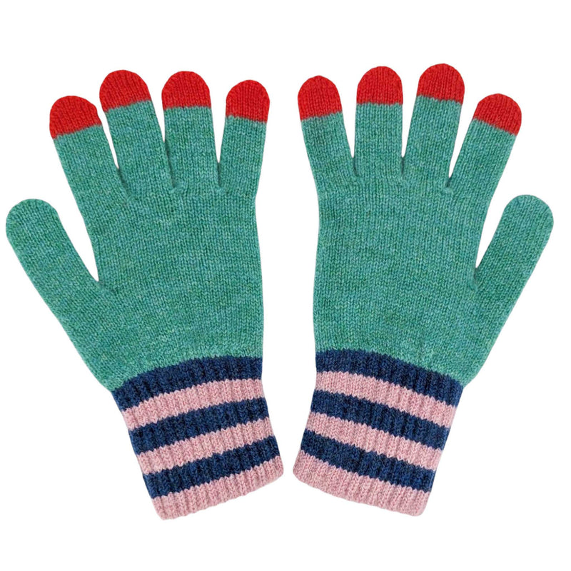 Kids' Red Tips Lambswool Gloves
