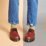 Women's Khaki & Ginger Glitter Organic Cotton Ankle Socks