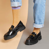 Women's Ginger & Lilac Glitter Organic Cotton Ankle Socks