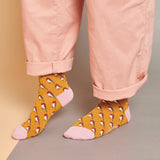 Women's Ginger Robins Organic Cotton Ankle Socks