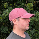 Cotton Baseball Cap - Wine