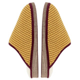 Yellow Stripe Lambswool & Sheepskin Slippers