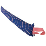 Navy Stripe Draught Excluder With Lavender & Biofoam