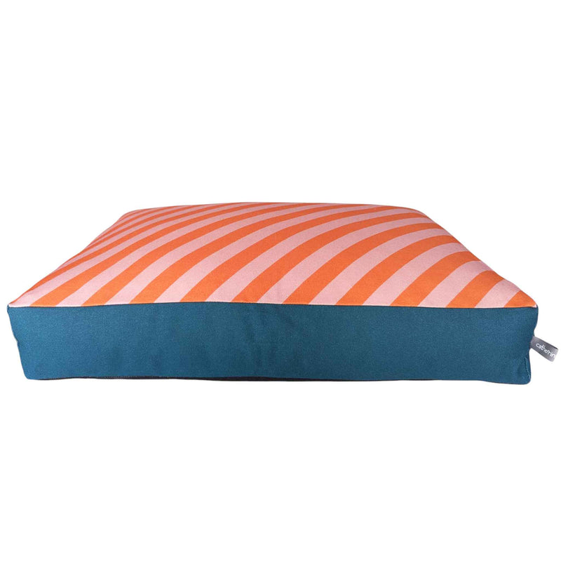 Dog Bed - Pink Stripe