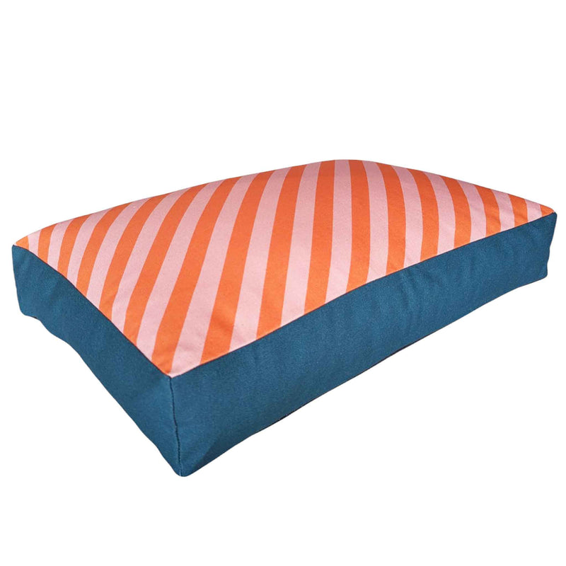 Dog Bed - Pink Stripe
