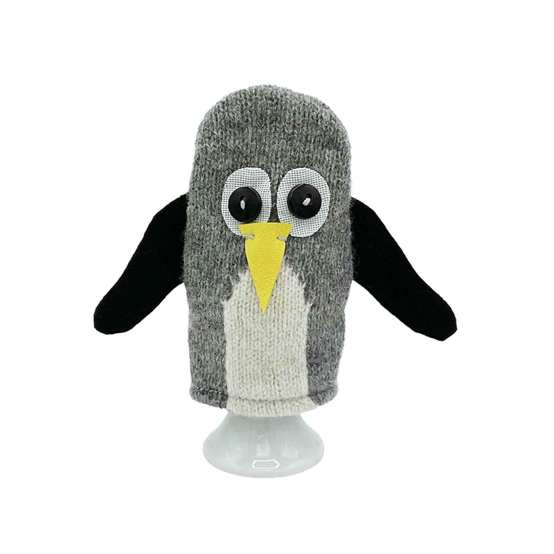 Grey Penguin Egg Cosy