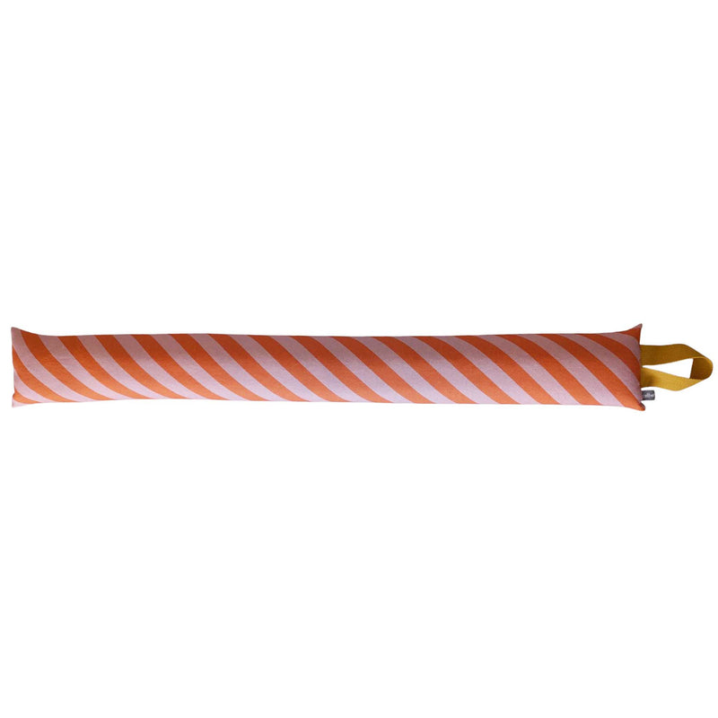 Pink Stripe Draught Excluder With Lavender & Biofoam