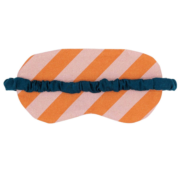 Pink Stripe Eye Mask