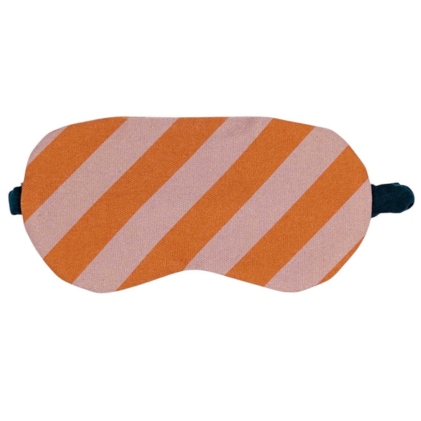 Pink Stripe Eye Mask