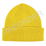LAMBSWOOL BEANIE - YELLOW