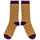 Men's Ginger Robins Organic Cotton Ankle Socks