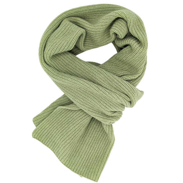 RIB SCARF - lambswool - mint