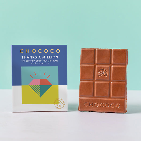 Chococo | THANKS A MILLION - 47% Milk Chocolate Bar
