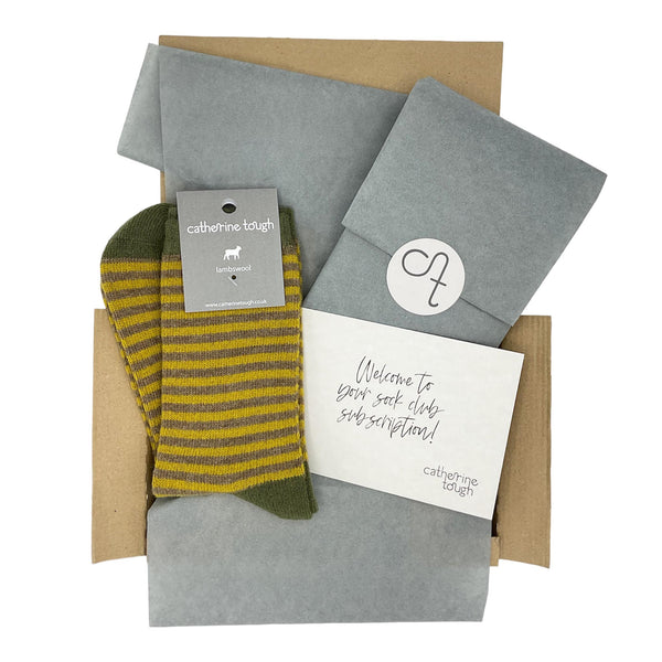 SOCK CLUB MONTHLY SUBSCRIPTION - WARM & WOOLLY sock subcsription