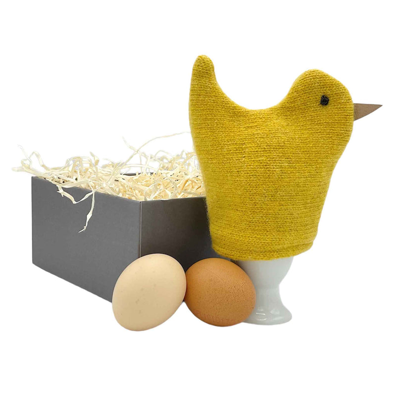 Yellow Chick Egg Cosy Set