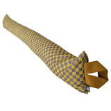 Yellow Check Draught Excluder With Lavender & Biofoam