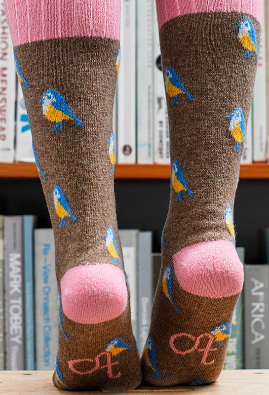 catherine tough lambswool socks