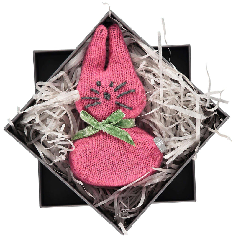 pink lavender filled rabbit