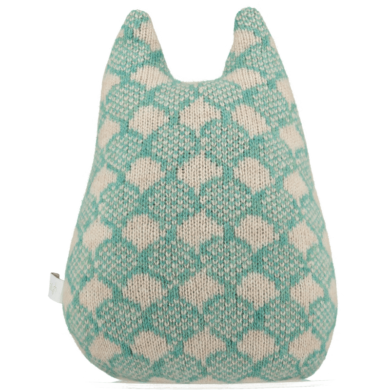 jade knitted lavender owl