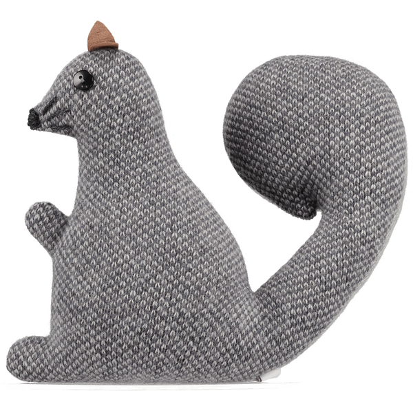 knitted grey squirrel