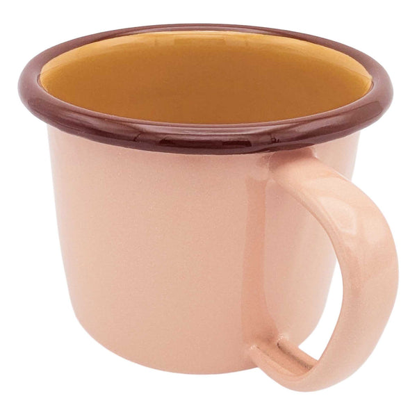 Enamel Mug - Pink & Mustard - 350ml