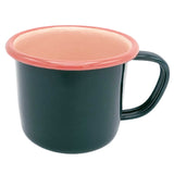 Enamel Mug - Teal & Pink - 350ml