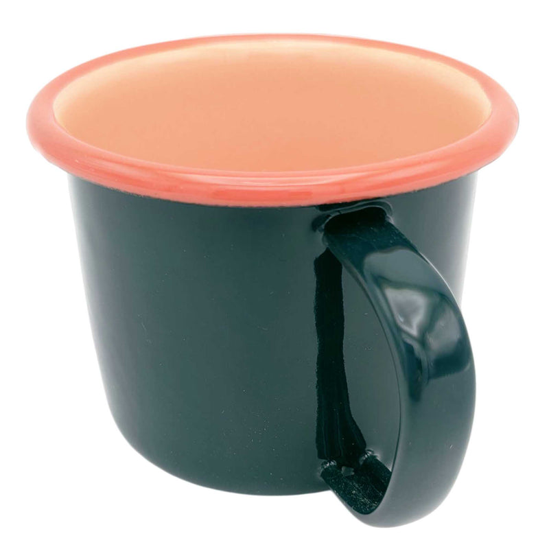 Enamel Mug - Teal & Pink - 350ml